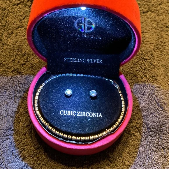 2Pc. Cubic Zirconia Tennis Bracelet & Stud Earrings in Sterling Silver - Picture 4 of 7